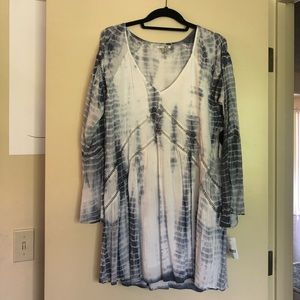 New w/ tags Amuse Society - Topaz Tie Die Dress